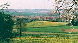 Blick vom Dürrenberg auf den Ort