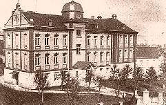 1913, Bergschule mit Anbau zustzlicher Klassenrume