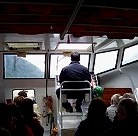 Fahrstand im Tenderboot